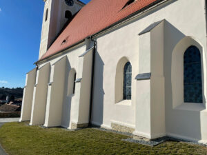 Fassadensanierung Pfarrkirche Neutal